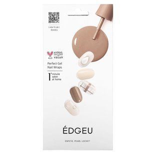 Edgeu, Perfect Gel Nail Wraps, ENP 216 Pearl Locket, 23 Piece Set купить в Киеве и Украине