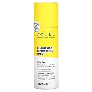 ACURE, Brightening Supergreens Beauty Mask, 1 oz (30 g) купить в Киеве и Украине