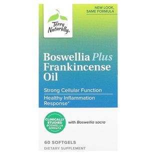 Terry Naturally, Boswellia Plus Frankincense Oil, 60 Softgels купить в Киеве и Украине