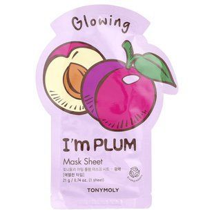 TonyMoly, I'm Plum, тканевая маска с маской для сияния кожи, 1 шт., 21 г (0,74 унции) купить в Киеве и Украине
