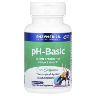 Підтримка балансу рН ферменти Enzymedica (pH-Basic) 90 капсул