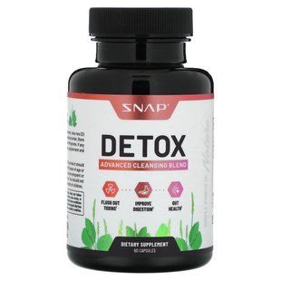 Snap Supplements, Detox, Advanced Cleansing Blend , 60 Capsules купить в Киеве и Украине