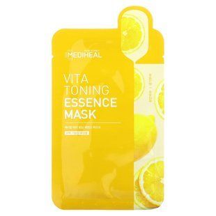 MEDIHEAL, Vita Toning Essence Beauty Mask, 1 Sheet, 0.68 fl oz (20 ml) купить в Киеве и Украине