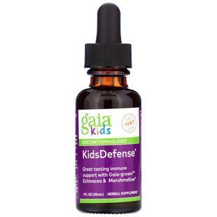 Immune Support: Childrens Herbal Drops Alcohol-Free Gaia Herbs (Kids Defense) 30 ml