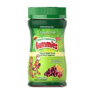 Puritan's Pride, Children's Multivitamin Gummies, 60 gummies купить в Киеве и Украине