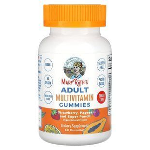 MaryRuth's, Adult Multivitamin, Strawberry, Papaya and Super Punch, 60 Gummies купить в Киеве и Украине