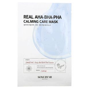 SOME BY MI, Real AHA BHA PHA Calming Care Beauty Mask, 1 Sheet, 0.7 oz (20 g) купить в Киеве и Украине
