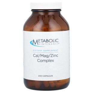 Metabolic Maintenance, Cal/Mag/Zinc Complex, 240 Capsules купить в Киеве и Украине
