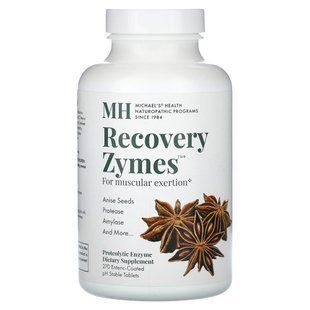 Michael's Naturopathic, Recovery Zymes, 270 таблеток, вкритих кишковорозчинною оболонкою, зі стабільним рівнем pH