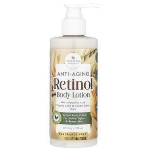 Tree To Tub, Anti-Aging Retinol Body Lotion, Fragrance-Free, 8.5 fl oz (250 ml) купить в Киеве и Украине