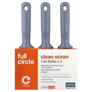 Full Circle, Clean Ocean&trade;, ролик для удаления ворса, 3 шт. в упаковке, 300 шт. купить в Киеве и Украине