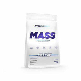 All Nutrition, Mass Acceleration, 1 kg, chocolate-cookie