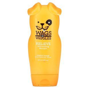 Wags & Wiggles, Relieve Itch Soothing Shampoo, Tropical Mango, 16 fl oz (473 ml) купить в Киеве и Украине