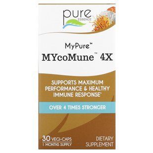 Pure Essence, MyPure, MYcoMune 4X, 30 Vegi-Caps