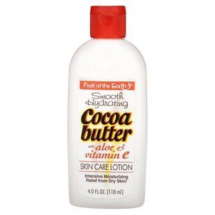 Fruit of the Earth, Skin Care Lotion, Cocoa Butter With Aloe & Vitamin E, 4 fl oz (118 ml) купить в Киеве и Украине