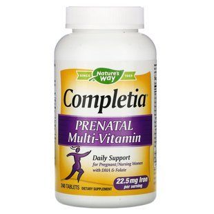 Мультивитамины для беременных, Prenatal Multivitamin, Nature's Way, 240 таблеток купить в Киеве и Украине