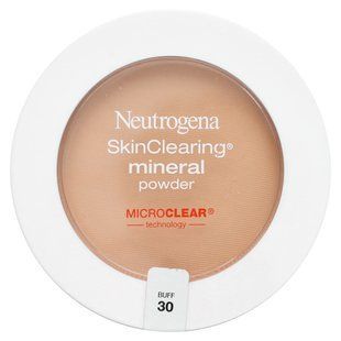 Neutrogena, SkinClearing, мінеральна пудра, бафф 30, 11 г (0,38 унції)