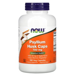 Шелуха подорожника Now Foods (Psyllium Husk) 700 мг 180 капсул купить в Киеве и Украине