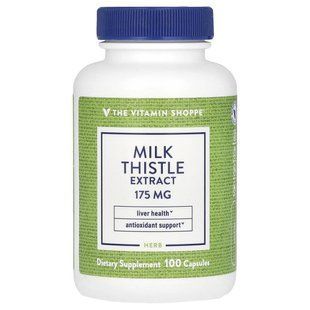 The Vitamin Shoppe, Milk Thistle Extract, 175 mg, 100 Capsules купить в Киеве и Украине