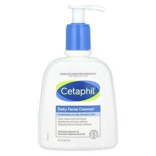 Cetaphil, Ежедневное очищающее средство для лица, 237 мл (8 жидк. Унций) купить в Киеве и Украине