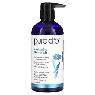 Pura D'or, Awakening Body Wash, 16 fl oz (473 ml) купить в Киеве и Украине
