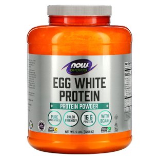 Яичный протеин порошок Now Foods (Egg White Protein Sports) 2,23 кг купить в Киеве и Украине