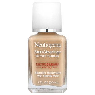 Neutrogena, SkinClearing, Oil-Free Makeup, Nude 40, 1 fl oz (30 ml)