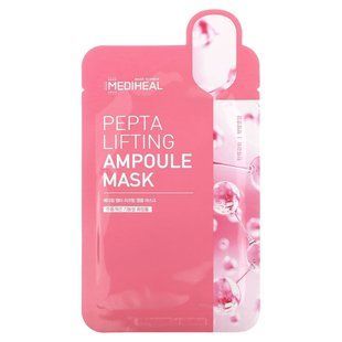 MEDIHEAL, Pepta Lifting, Ampoule Beauty Mask, 1 Sheet, 0.67 fl oz (20 ml) купить в Киеве и Украине