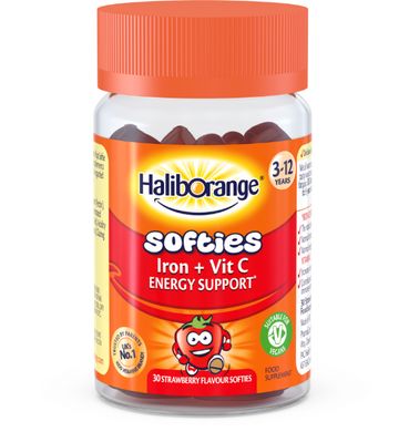 Залізо та Вітамін С для дітей Haliborange (Kids Iron & Vitamin C) 30 жувальних цукерок