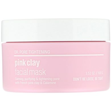Маска для обличчя з рожевою глиною, Skin,Lab, 3,52 унції (100 г)