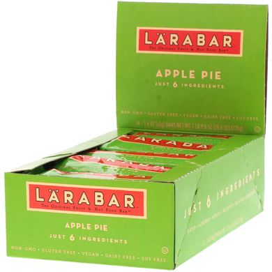 Батончики со вкусом яблочного пирога Larabar 16 бат. купить в Киеве и Украине