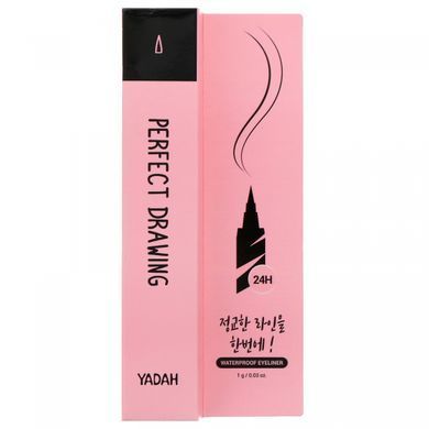 Водостійка підводка для очей, Perfect Drawing, 03 Pro Liner Black, Yadah, 0,03 унції (1 г)