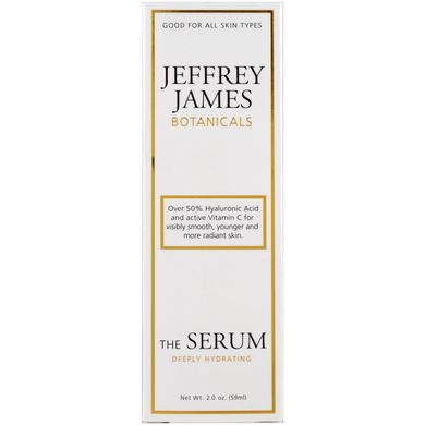 Сироватка глибоко зволожує, The Serum, Deeply Hydrating, Jeffrey James Botanicals, 59 мл