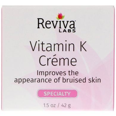Крем з вітаміном К Reviva Labs (Vitamin K Cream) 42 г
