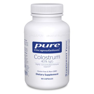 Молозиво 40% з імуноглубіном Pure Encapsulations Colostrum (Contains 40% IgG) 90 капсул