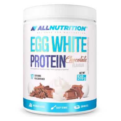 Яичный протеин со вкусом шоколада Allnutrition (Egg White Protein) 510 г купить в Киеве и Украине