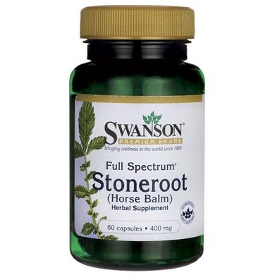 Кам'яний корінь Swanson (Full Spectrum Stoneroot) 400 мг 60 капсул