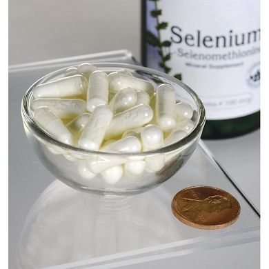 Селен L-селенометионин Swanson (Selenium L-Selenomethionine) 100 мкг 200 капсул купить в Киеве и Украине
