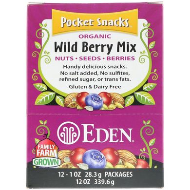 Кишеньковий перекус ягоди Eden Foods (Pocket Snacks) 28.3 г