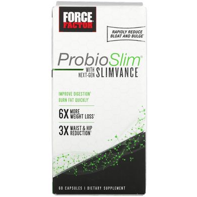 Force Factor, ProbioSlim + Next-Gen SLIMVANCE, 60 капсул