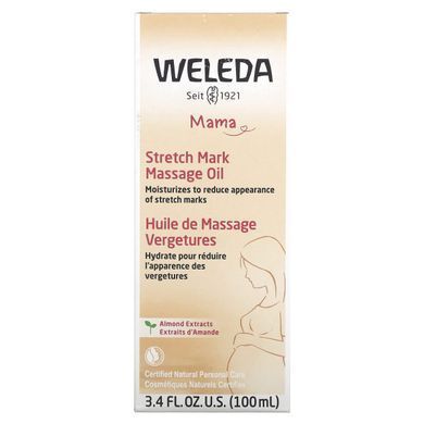 Mother, масло для массажа против растяжек, Weleda, 3,4 ж. унц. (100 мл) купить в Киеве и Украине