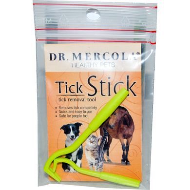 Tick ​​Stick, паличка для видалення кліщів у тварин, Dr Mercola, 2 шт