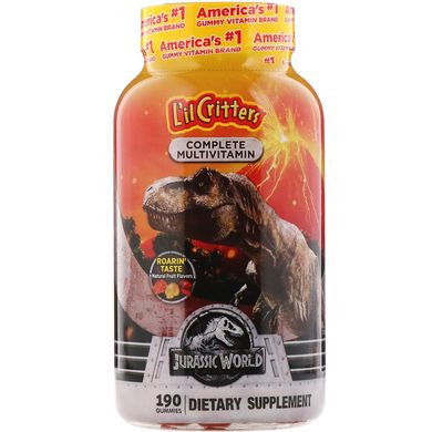 Комплекс мультивитаминов фруктовый вкус L'il Critters (Complete Multivitamins) 190 жевательных конфет купить в Киеве и Украине