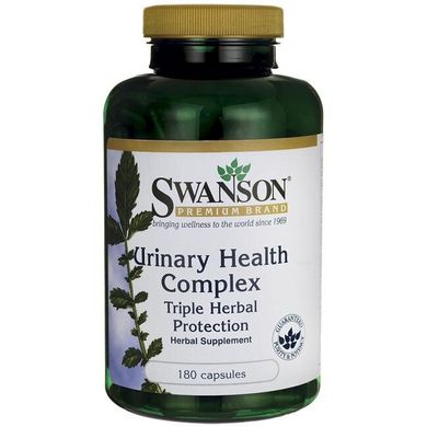 Сечо-оздоровчий комплекс, потрійний захист трав, Urinary Health Complex Triple Herbal Protection, Swanson, 180 капсул