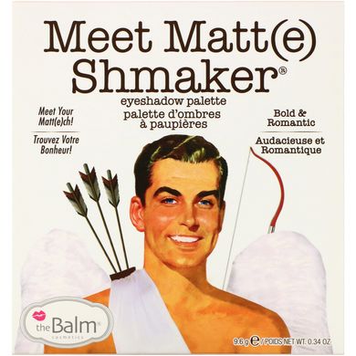 Палітра тіней для повік, Meet Matte Shmaker, theBalm Cosmetics, 0,34 унції (9,6 г)