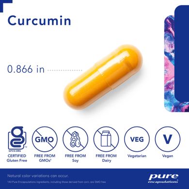 Куркумин Pure Encapsulations (Curcumin) 60 капсул купить в Киеве и Украине