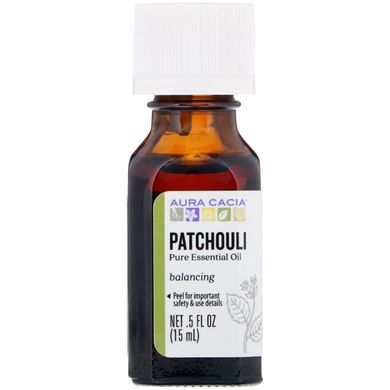 Ефірна олія пачулі 100% чисте Aura Cacia (Patchouli) 15 мл
