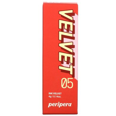 Peripera, Тинт для губ Ink Velvet, 05 Coralficial, 0,14 унції (4 г)