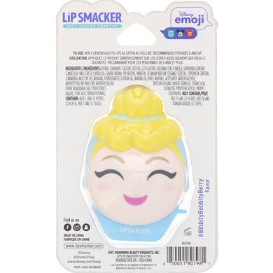 Бальзам для губ Disney Emoji, Попелюшка, ягідний, Lip Smacker, 7,4 г