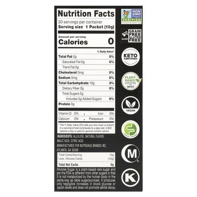 RxSugar, Swealthy Stix, Flavored Allulose Sugar, Sweet Tea, Fruit Punch, Lemon Lime, Orange, Raspberry, 30 Packs, 0.35 oz (10 g) Each купить в Киеве и Украине